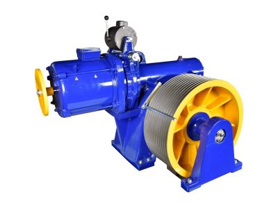 AKIŞ ZF142 1M/S 30KW 6880KG 1:1 DİŞLİLİ VVVF 4 KUTUP ASANSÖR MOTORU