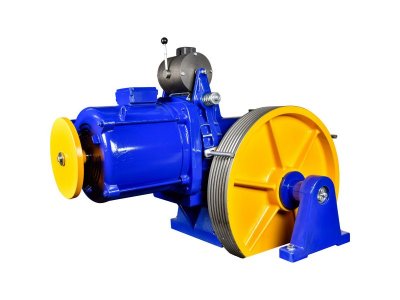 AKIŞ ZF112 3,2M/S 11KW 640KG 1:1 DİŞLİLİ VVVF 4 KUTUP ASANSÖR MOTORU