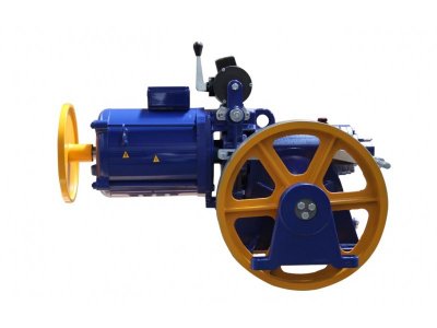 AKIŞ VOLPİ VF2 1M/S 7,5KW 800KG 1:1 DİŞLİLİ VVVF 4 KUTUP ASANSÖR MOTORU