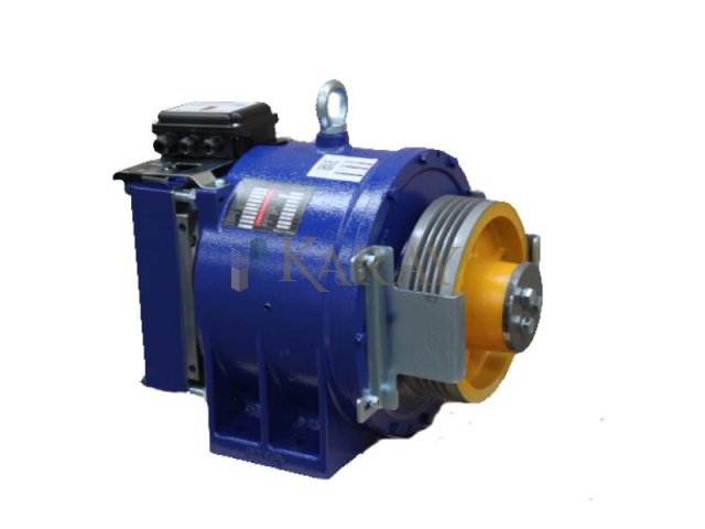 AKIŞ MUGEN MRL1 1,6M/S 3,1KW 320KG 240*4*6,5MM 2:1 DİŞLİSİZ ASANSÖR MOTORU