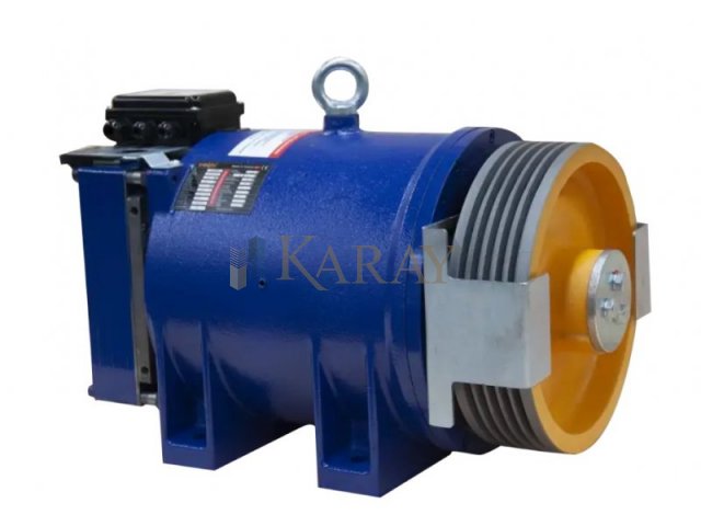 AKIŞ MUGEN MRL3 1,6M/S 9,8KW 1000KG 240*8*6,5MM 2:1 DİŞLİSİZ ASANSÖR MOTORU