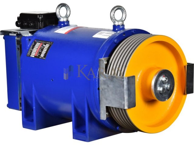 AKIŞ VOLPİ MRL4 2M/S 19,6KW 1600KG 210*13*6,5MM 2:1 DİŞLİSİZ ASANSÖR MOTORU