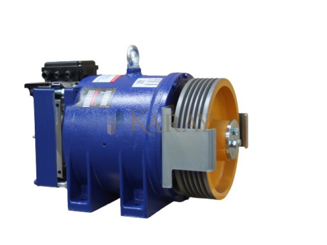 AKIŞ VOLPİ MRL2 1,6M/S 6,2KW 630KG 320*5*8MM 2:1 DİŞLİSİZ ASANSÖR MOTORU